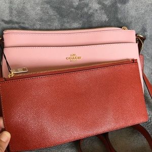 SOLD Coach east west crossbody bag wallets